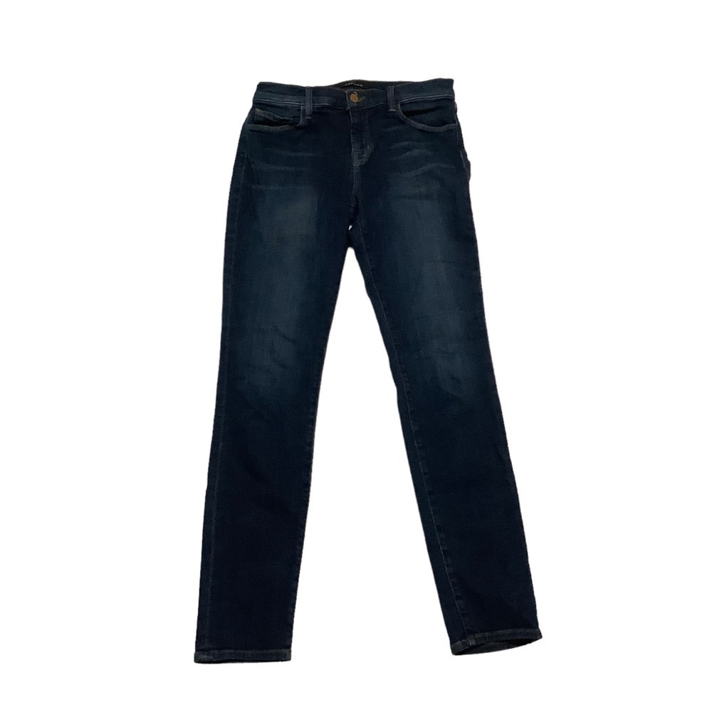 J Brand Skinny Leg Jeans Sz 28 Oblivion Dark Wash